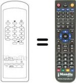 Télécommande équivalente SCHNEIDER STV3666
