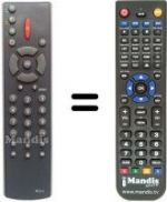 Télécommande équivalente RC213