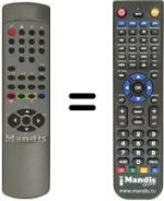 Télécommande équivalente RC2171