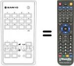 Télécommande équivalente Hitachi RC228