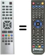 Télécommande équivalente Medion MD8215SF / A