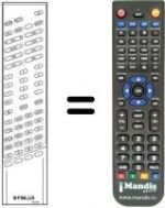 Télécommande équivalente RC3001