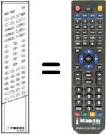 Télécommande équivalente RC3002