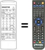 Télécommande équivalente Sinudyne 1999V