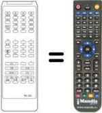 Télécommande équivalente RC352