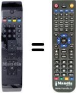 Télécommande équivalente RC3900