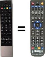 Télécommande équivalente RC3910