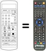Télécommande équivalente LG R-C400FS