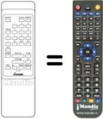 Télécommande équivalente RC404