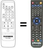 Télécommande équivalente RC5104N
