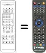 Télécommande équivalente RC5903