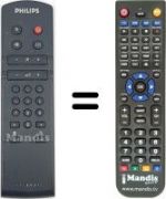 Télécommande équivalente Philips 17AA3340-22B