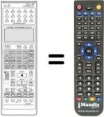 Télécommande équivalente RC8830