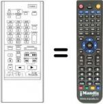 Télécommande équivalente RC9272