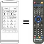 Télécommande équivalente RC95