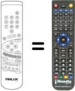 Télécommande équivalente RCF701
