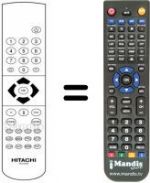 Télécommande équivalente RC H600