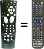 Télécommande équivalente Philips RCT4130