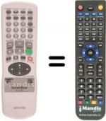Télécommande équivalente Aiwa HV-FX4300