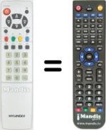 Télécommande équivalente RC-U07RE