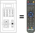 Télécommande équivalente RC4-J