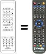 Télécommande équivalente RC5915
