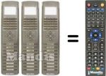 Télécommande équivalente Salora SV813