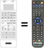 Télécommande équivalente RC8B20