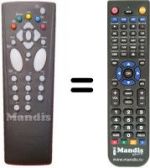 Télécommande équivalente RCT100