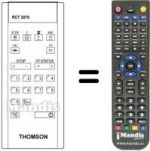 Télécommande équivalente Thomson 55MV51