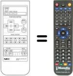 Télécommande équivalente Nec PX42