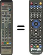 Télécommande équivalente REMCON1152