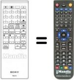Télécommande équivalente Sony RM611