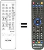 Télécommande équivalente Sony KV-27XSTA
