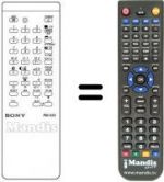 Télécommande équivalente Sony RM-635