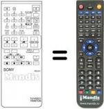 Télécommande équivalente Sony RM641