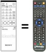 Télécommande équivalente RM-651