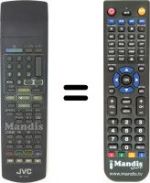 Télécommande équivalente JVC RM-C7711E