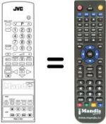 Télécommande équivalente RM-C782