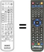 Télécommande équivalente RM-C812