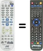 Télécommande équivalente JVC DR-MV1S