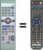 Télécommande équivalente JVC RM-SHXZ10A