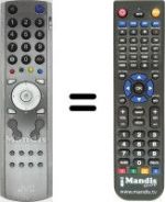 Télécommande équivalente JVC PD-42X50BS
