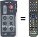 Télécommande équivalente RMT-701