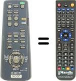 Télécommande équivalente RMT-V220