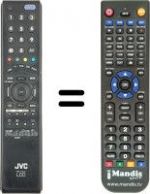 Télécommande équivalente JVC LT-32DP9BU