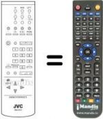 Télécommande équivalente JVC RM-C870