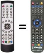 Télécommande équivalente Nec PX-TUAN01
