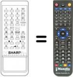 Télécommande équivalente RRMCG0498CESA