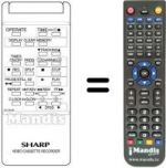 Télécommande équivalente RRMCG0778UM